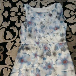 Lc Lauren Conrad Cute summer Floral white dress